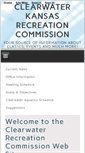 Mobile Screenshot of clearwaterrec.org