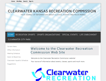 Tablet Screenshot of clearwaterrec.org